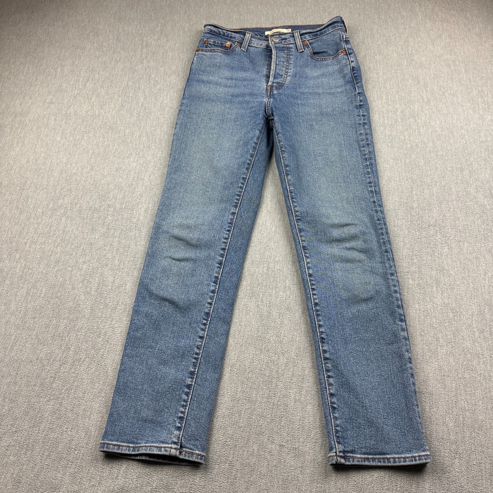Levis Jeans Womens  26X28 Wedgie Straight High Rise Denim Button Fly Classic Fit
